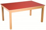 Stôl 140 x 100 cm, voliteľná farba dekoru dosky, | výška 40 cm, výška 46 cm, výška 52 cm, výška 58 cm, výška 64 cm, výška 70 cm, výška 76 cm