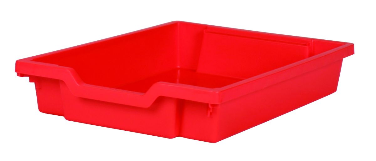 Plastová zásuvka SINGLE - červená Gratnells