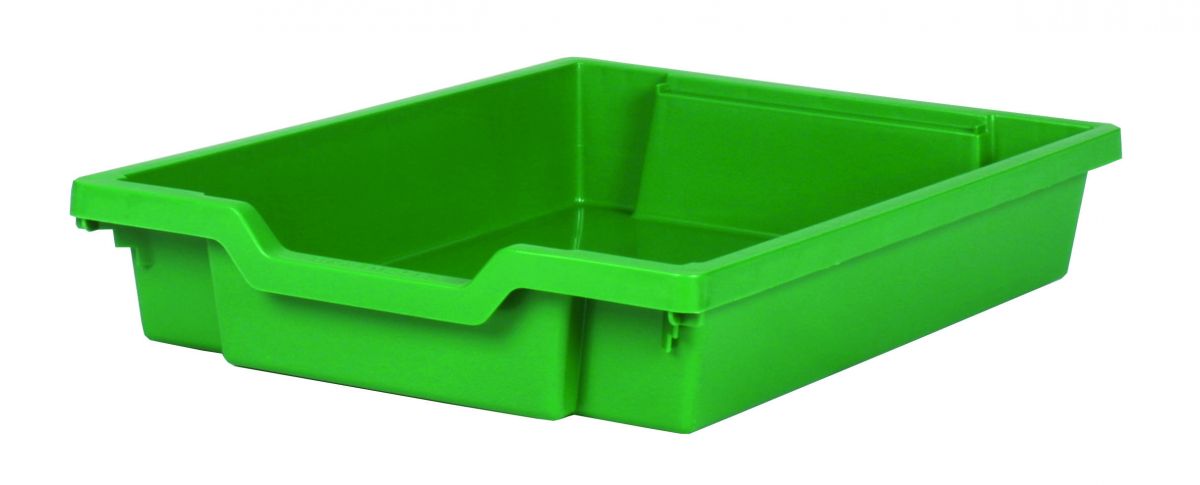 Plastová zásuvka SINGLE - zelená Gratnells