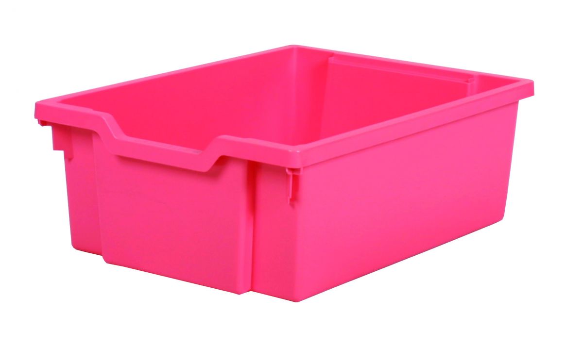 Plastová zásuvka DOUBLE - ružová Gratnells