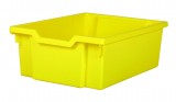 Plastová zásuvka DOUBLE - žltá