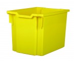 Plastová zásuvka JUMBO - žltá