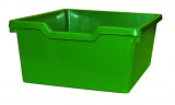 zelená  - Skrinka so dvěma policami a 7 plastovými zásuvkami