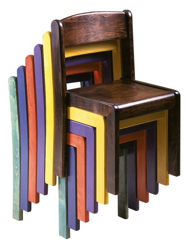Stohovatelná židle TIM - celomořená