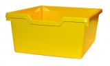 žltá  - Skrinka so 3 policami a 6 plastovými zásuvkami