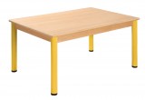 Stôl 180 x 60 cm / kovové nohy s rektifikačnou patkou | výška 36 cm, výška 40 cm, výška 46 cm, výška 52 cm, výška 58 cm, výška 64 cm, výška 70 cm, výška 76 cm
