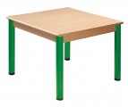 Stôl 80 x 60 cm / kovové nohy s rektifikačnou patkou