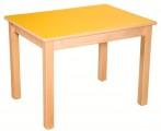 Stôl 60 x 40 cm, voliteľná farba dekoru dosky,