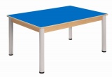 Stôl 120 x 80 cm / výškově stavitelné nohy 40 - 58 cm
