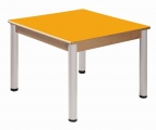 Stôl 80 x 80 cm / výškově stavitelné nohy 36 - 52 cm