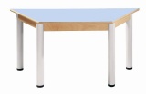 Trapézový stôl 120 x 60 cm / výška 36 - 52 cm