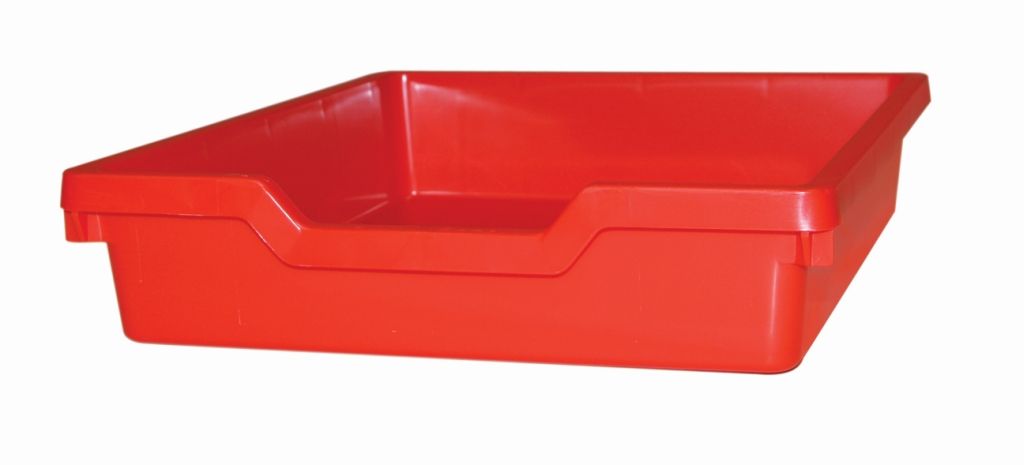 Plastová zásuvka N1 SINGLE - červená Gratnells
