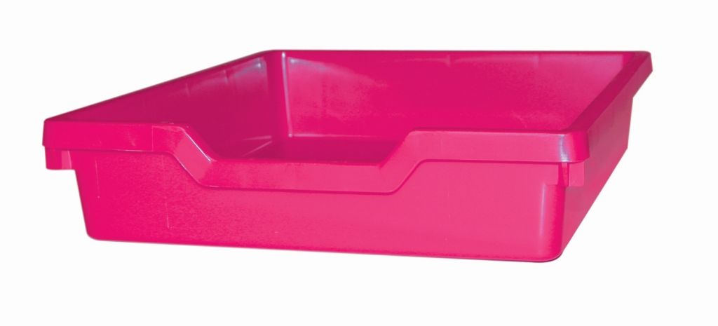 Plastová zásuvka N1 SINGLE - ružová Gratnells