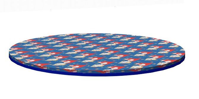 Kruhová matrace na hranie
