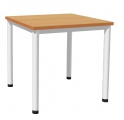 Stôl 80 x 80 cm / kovová podnož, lamino
