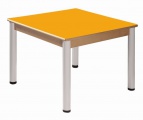 Stôl 80 x 80 cm / výškově stavitelné nohy 52 - 70 cm