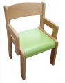 Stolička s podrúčkami VIGO - farebný umakartový sedák | 505322, 505323, 505324