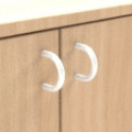 standard - biela   - Šatníková skriňa s uzamykateľnými dverami